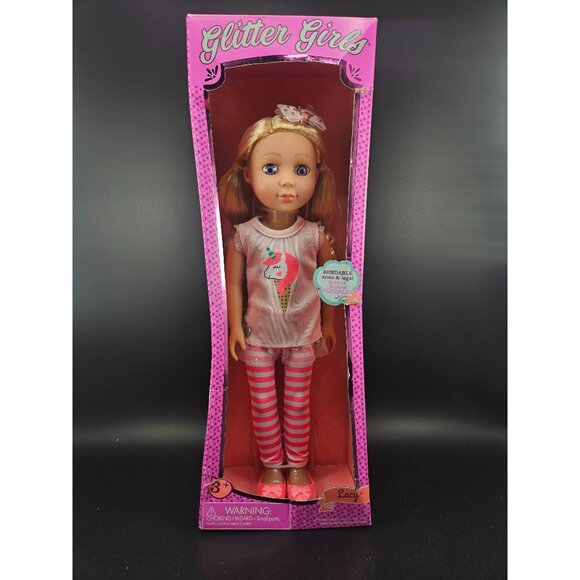 Glitter Girls Lacy 14" Poseable Fashion Doll with Outfit Shoes and Hair Accessor - Picture 1 of 5